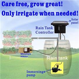 Rain Tank Irrigation Controller with Moisture Sensor & Pump